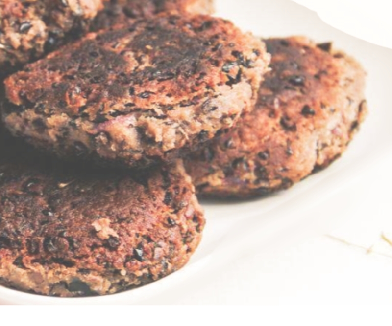 Burger haricots noirs