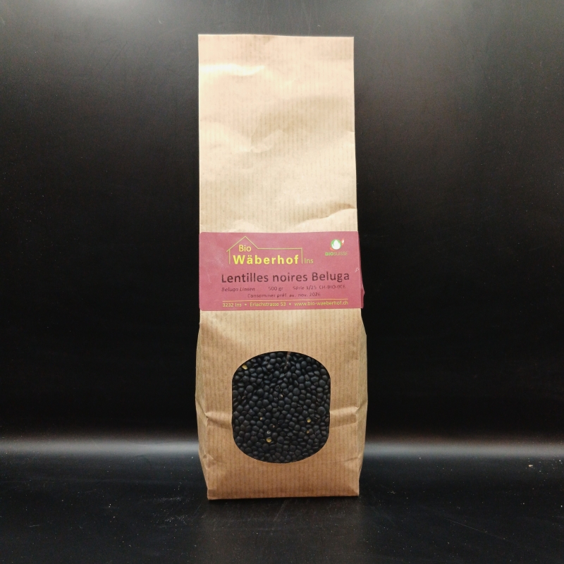 LENTILLES NOIRES BELUGA - Bio-Wäberhof