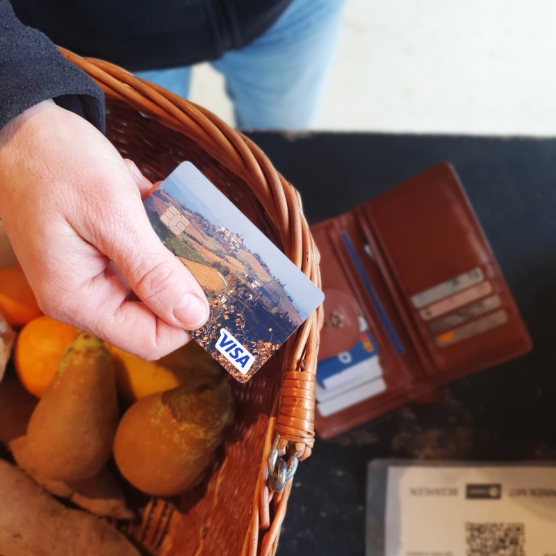 Payer au magasin par carte