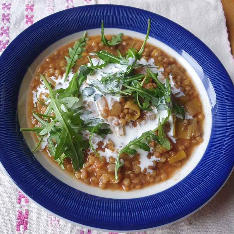 dahl de lentilles vertes